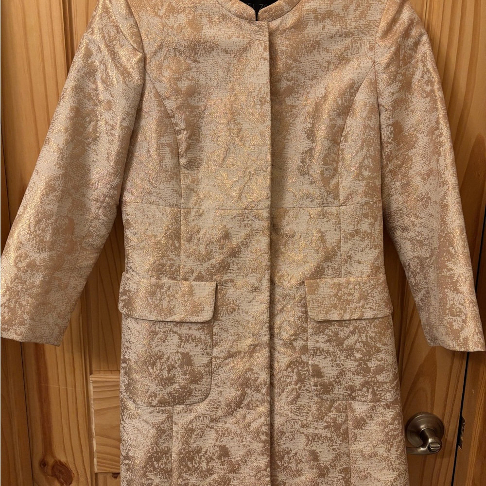 Rachel Zoe Cream Brocade Women's Blazer